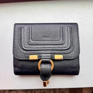 Chloé Marcie Black Leather Wallet